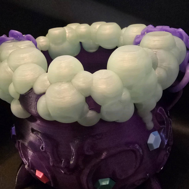 Cadı Kazanı 3D Baskılı Halloween Çantası - Sihirli Tasarım