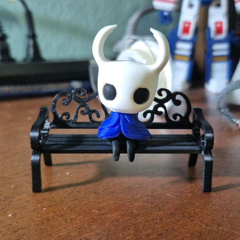 Hollow Knight Diorama - Kraliçe Bahçesi Bank 3D Baskı Modeli