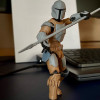 The Mandalorian 3D Baskı Figür - Din Djarin Aksiyon Modeli
