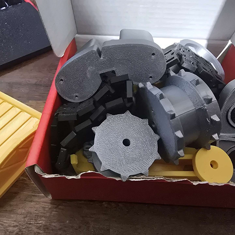 Droid-E3D Cyberbrick Robot - 3D Baskılı DIY Robot Kiti