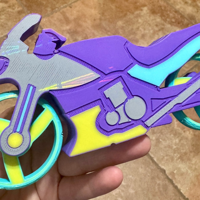 Kawasaki Ninja 500 3D Baskılı Motor Modeli Yapım Seti