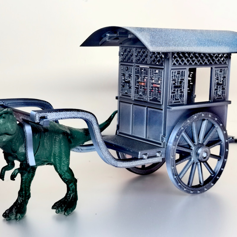 Antik Çin Wuxia Süpürge Keşişi Heykel Sanat Dekoru - 3D Baskı