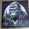 Dev King Kong Heykeli - 80 cm 3D Baskı Dekorasyon