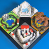 Mini Tren Big Thunder Mountain Diorama - 3D Baskı Disney Maketi