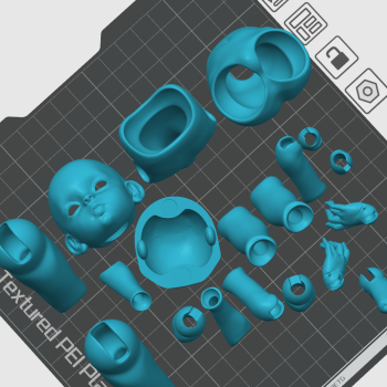 El Yapımı BJD Bebek - 3D Baskı Koleksiyon Figürü