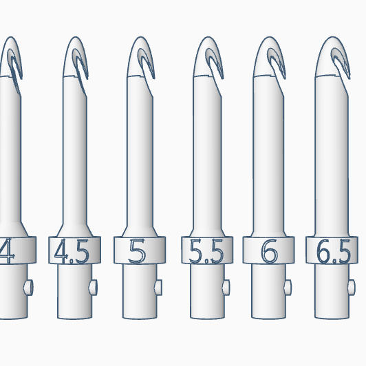 Değiştirilebilir Tığ İğne Seti - 3D Baskı Örgü Malzemesi