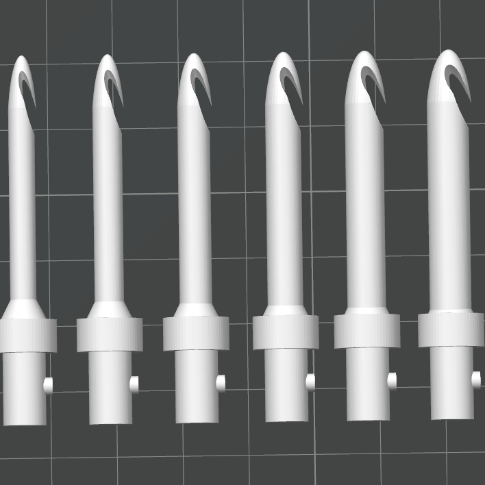 Değiştirilebilir Tığ İğne Seti - 3D Baskı Örgü Malzemesi
