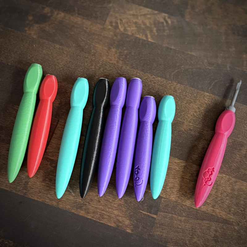 Değiştirilebilir Tığ İğne Seti - 3D Baskı Örgü Malzemesi