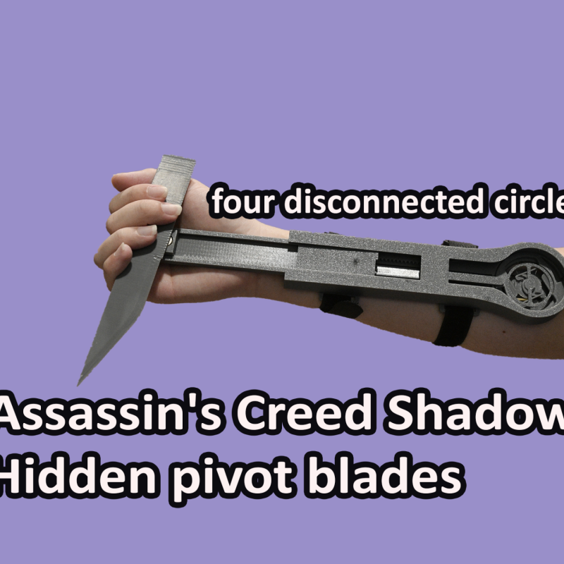 Assassins Creed Shadows 3D Baskı Fener - Özel Tasarım Dekor