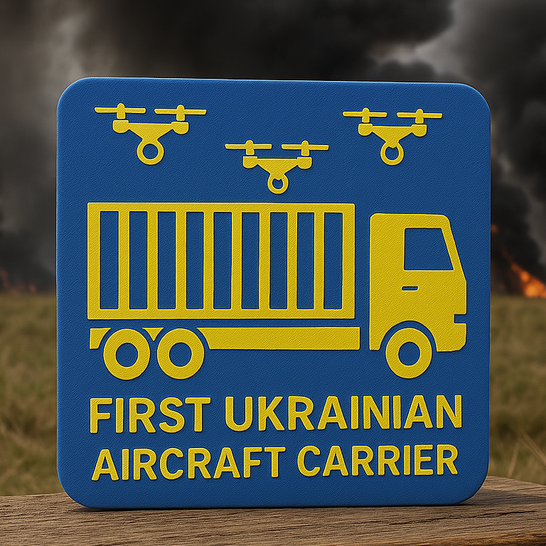 Ukrayna Enerji Politikası Tema Bardak Altlığı - 3D Baskı Özgürlük Tasarımı