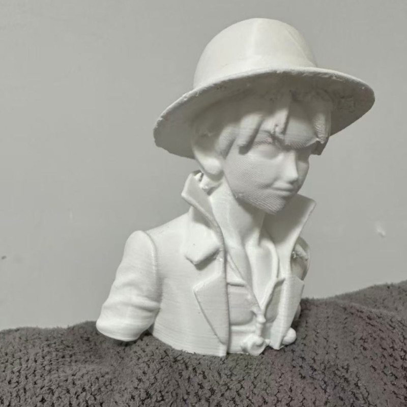 Straw Hat Luffy 3D Baskı Figür - Anime Koleksiyon Parçası