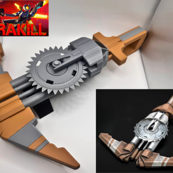 Ultrakill Döner Testere Fırlatıcı - 3D Baskı Cosplay Silahı