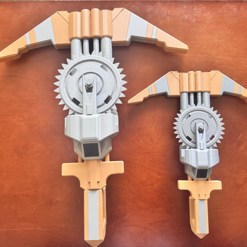 Ultrakill Döner Testere Fırlatıcı - 3D Baskı Cosplay Silahı