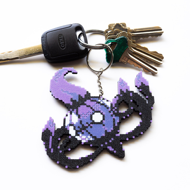 Houndoom ve Houndour 3D Baskılı Anahtarlık Seti - Korku Temalı Koleksiyon