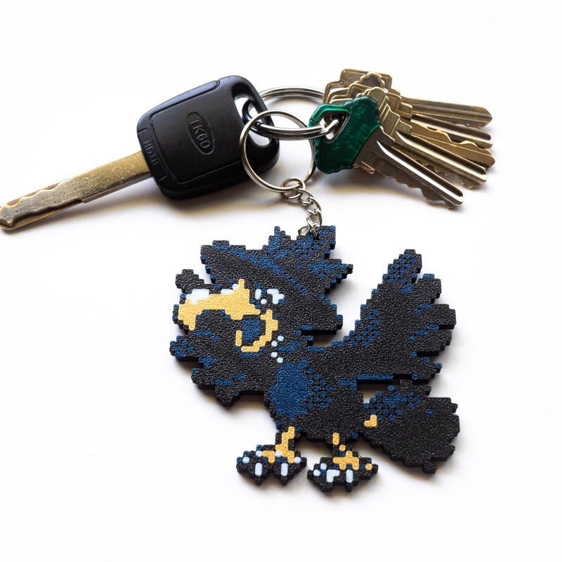 Houndoom ve Houndour 3D Baskılı Anahtarlık Seti - Korku Temalı Koleksiyon