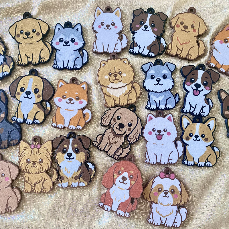 Sevimli Kedi Hayalet Küpe Çıngırağı - 3D Baskı Moda Aksesuarı