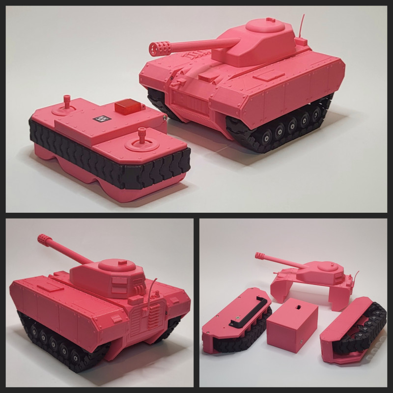 Frankentank RC Değiştirilebilir 3D Baskı Tank Modeli - Hobi ve DIY