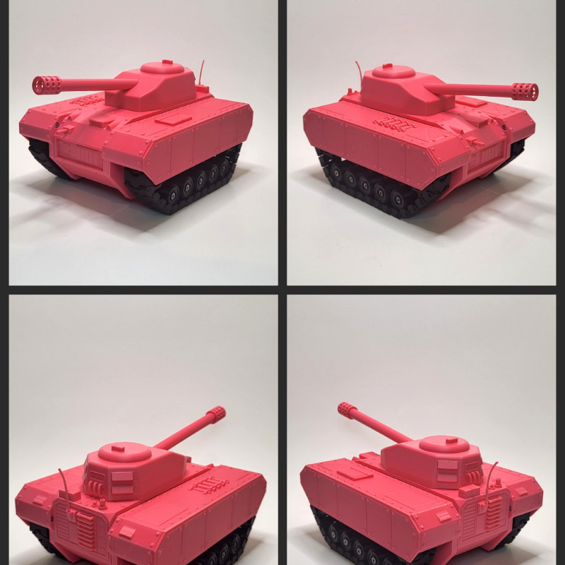 Frankentank RC Değiştirilebilir 3D Baskı Tank Modeli - Hobi ve DIY