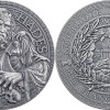 2025 Hades Yeraltı Tanrısı 3D Baskı Gümüş Replika Madalyon