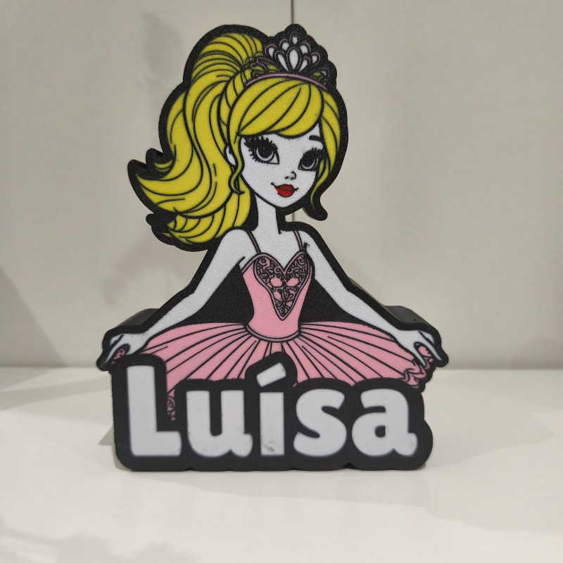 Luisa Balerin Avize - 3D Baskı Dekoratif LED Lamba