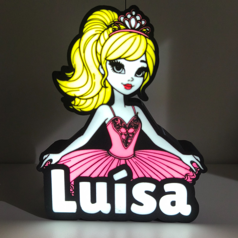 Luisa Balerin Avize - 3D Baskı Dekoratif LED Lamba