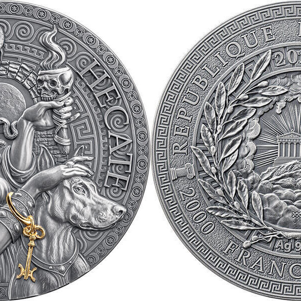 2025 Hecate Gümüş Madalya 3D Baskı Yunan Mitolojisi Replikası 2025 Hecate Gümüş Madalya 3D Baskı Yunan Mitolojisi Replikası