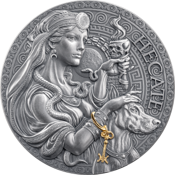 2025 Hecate Gümüş Madalya 3D Baskı Yunan Mitolojisi Replikası