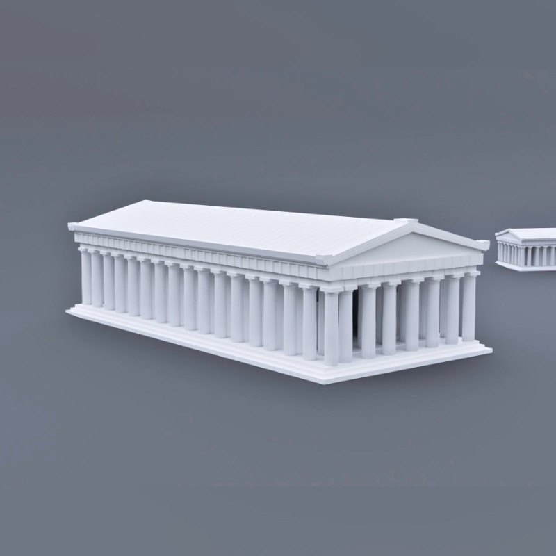 Parthenon 1:307 Ölçekli 3D Baskı Eğitim Maketi