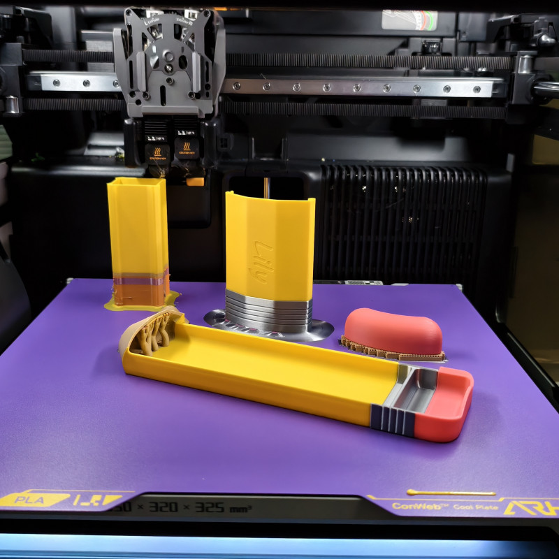 Kalem Şekilli 3D Baskı Okul Kalem Kutusu - Dayanıklı ve Pratik