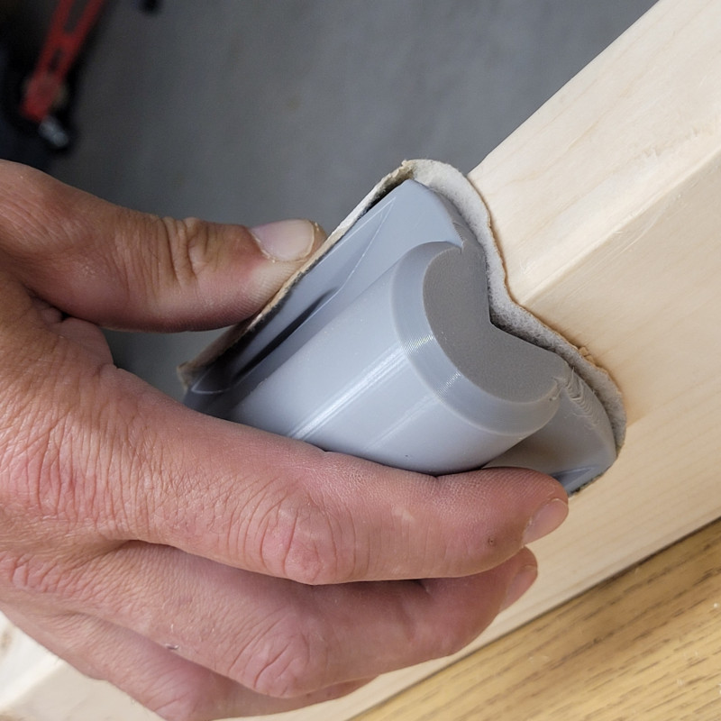 90 Derece Köşe Zımpara Bloğu - 3D Baskı El Aleti 90 Derece Köşe Zımpara Bloğu - 3D Baskı El Aleti