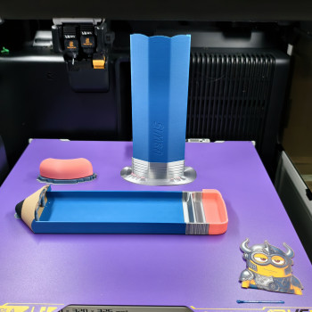 Kalem Şekilli 3D Baskı Okul Kalem Kutusu - Dayanıklı ve Pratik