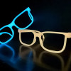 Parlak Işıklı 3D Baskı Gözlük - Glow Glasses Style 2