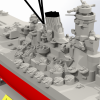 IJN Yamato Savaş Gemisi 3D Baskı Modeli - Yüksek Detay