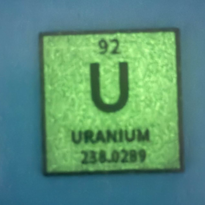 Uranyum Periyodik Tablo Modeli - 3D Baskı Eğitim Materyali