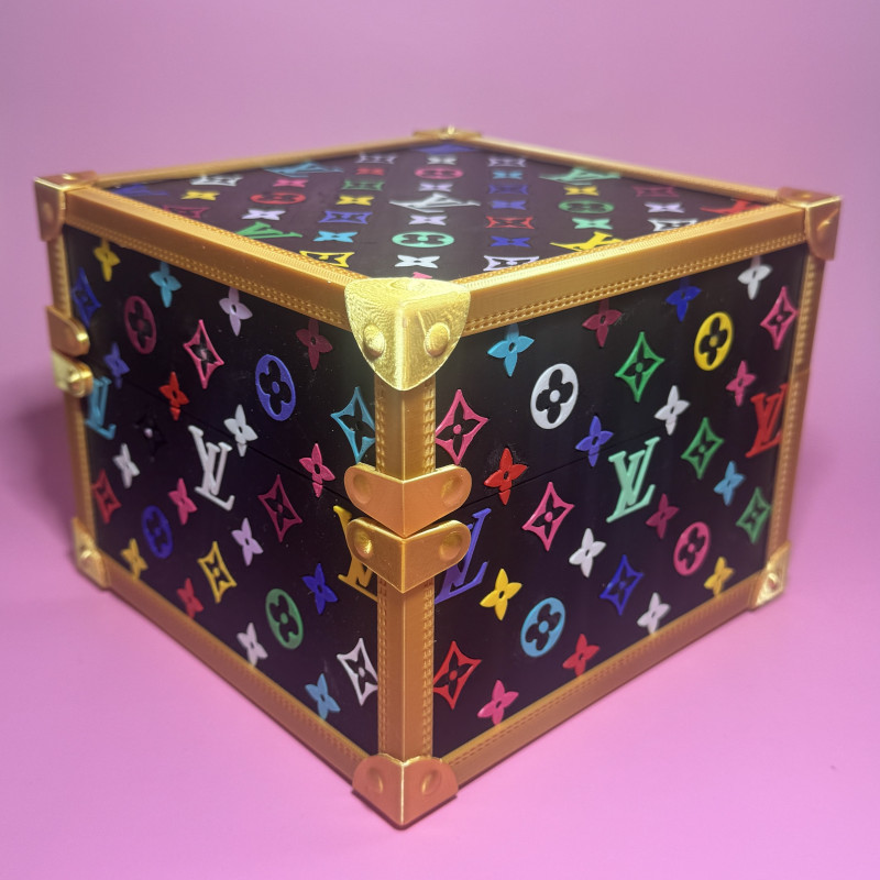 Louis Vuitton Murakami Çok Renkli 3D Baskılı Göğüs Çantası - PLA