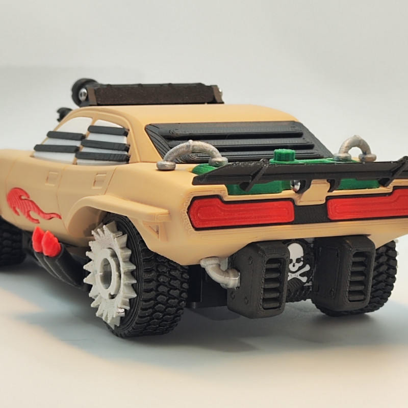 Uzaktan Kumandalı Çöl Savaş Arabası - 3D Baskı Oyuncak