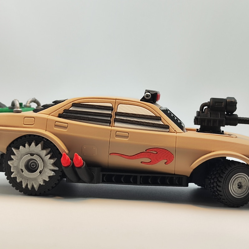 Uzaktan Kumandalı Çöl Savaş Arabası - 3D Baskı Oyuncak