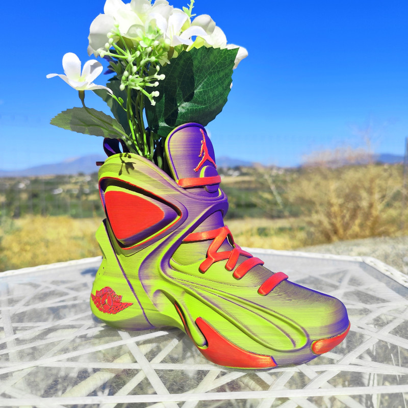 Ultimate Sneaker Saksı - 3D Baskı Ayakkabı Bitki Saksısı ve Kalemlik