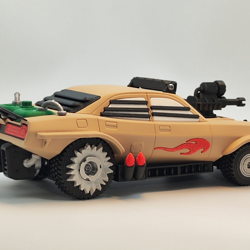 Uzaktan Kumandalı Çöl Savaş Arabası - 3D Baskı Oyuncak