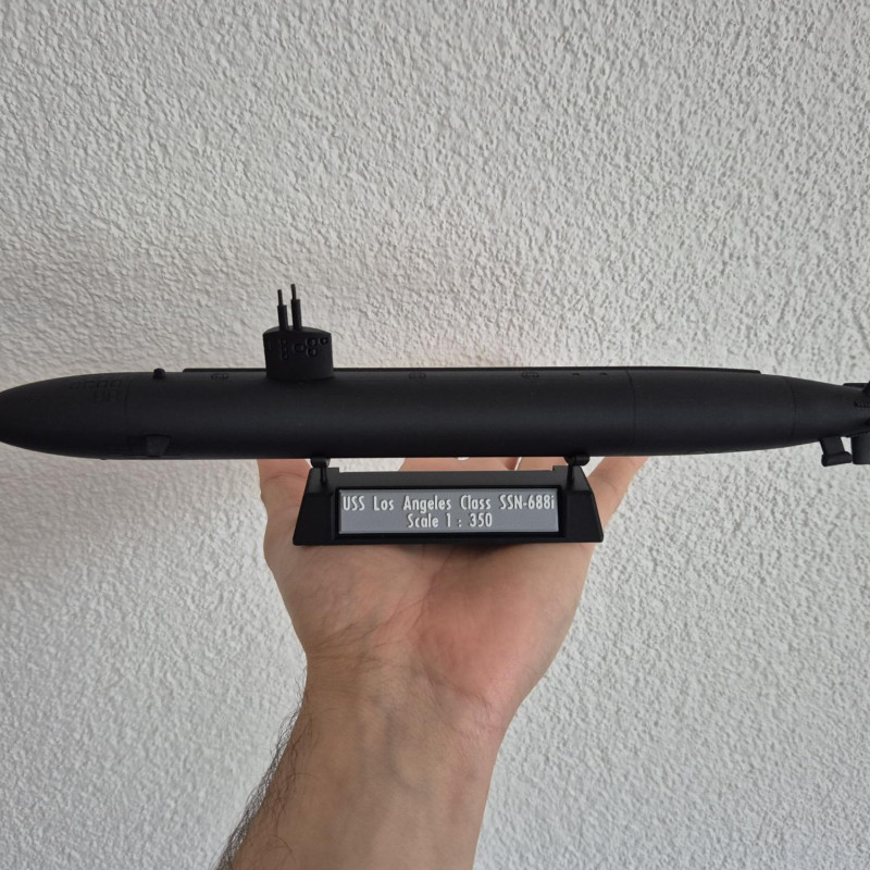 1:350 Ölçekli USS SSN-688i Los Angeles Sınıfı Denizaltı Modeli
