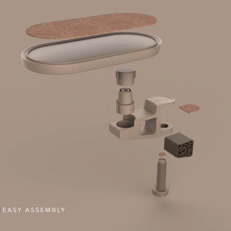 Ergonomik Ofis Masa Kolçak - 3D Baskı Rahatlık