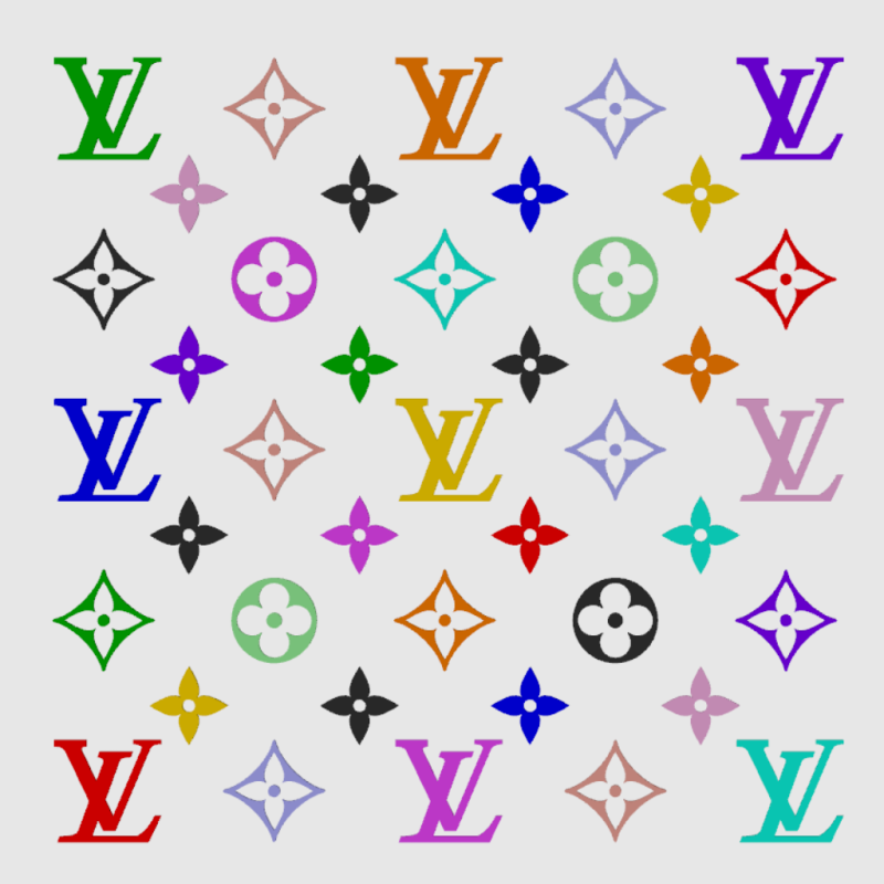 Louis Vuitton Murakami Çok Renkli 3D Baskılı Göğüs Çantası - PLA