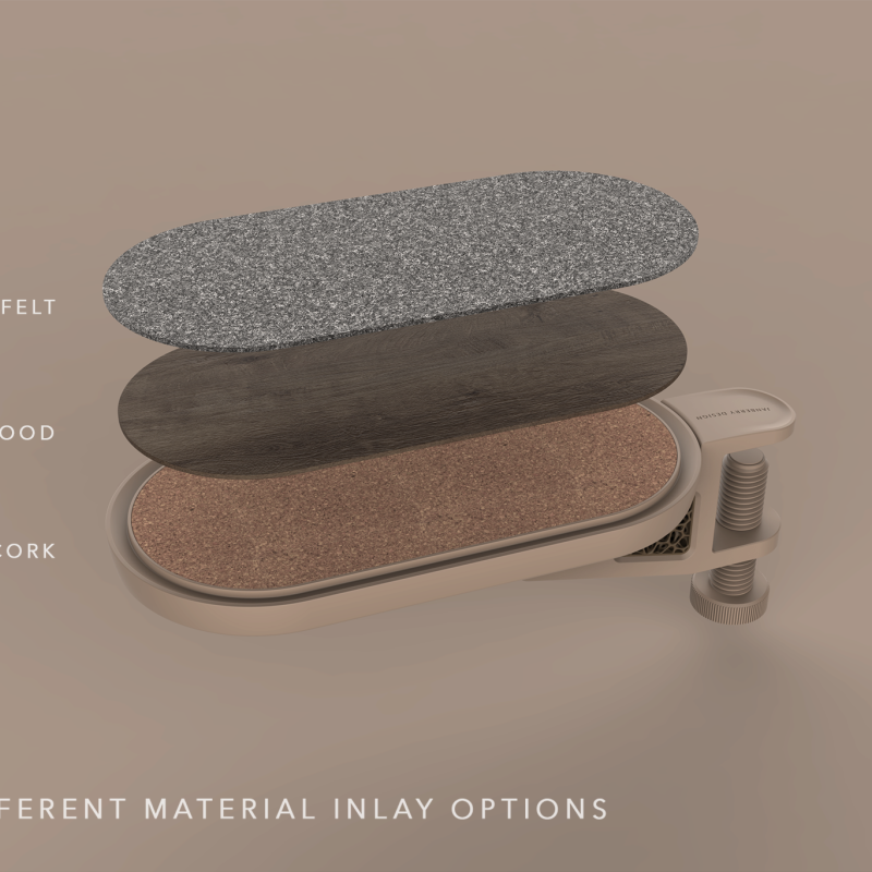 Ergonomik Ofis Masa Kolçak - 3D Baskı Rahatlık