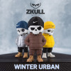 ZKULL Kış Urban Modüler Kafatası Figürü - 3D Baskı Oyuncak