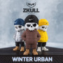 ZKULL Kış Urban Modüler Kafatası Figürü - 3D Baskı Oyuncak
