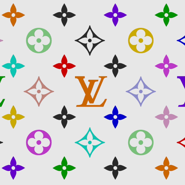 Louis Vuitton Murakami Çok Renkli 3D Baskılı Göğüs Çantası - PLA