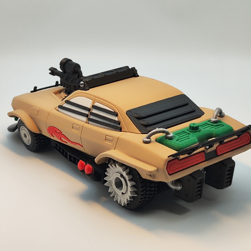 Uzaktan Kumandalı Çöl Savaş Arabası - 3D Baskı Oyuncak