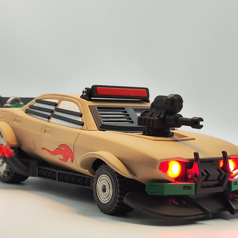 Uzaktan Kumandalı Çöl Savaş Arabası - 3D Baskı Oyuncak