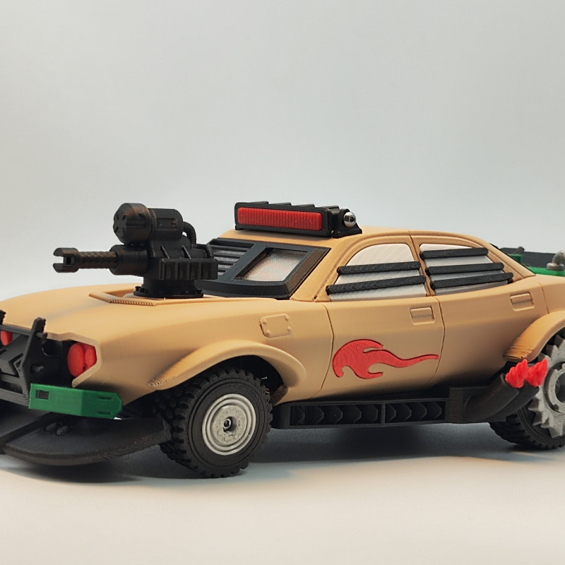 Uzaktan Kumandalı Çöl Savaş Arabası - 3D Baskı Oyuncak
