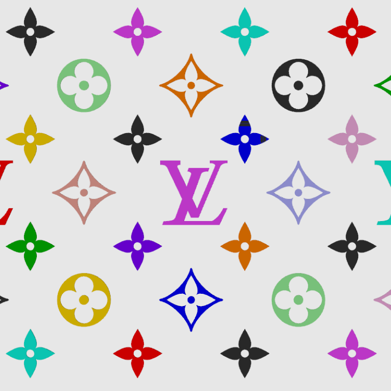 Louis Vuitton Murakami Çok Renkli 3D Baskılı Göğüs Çantası - PLA